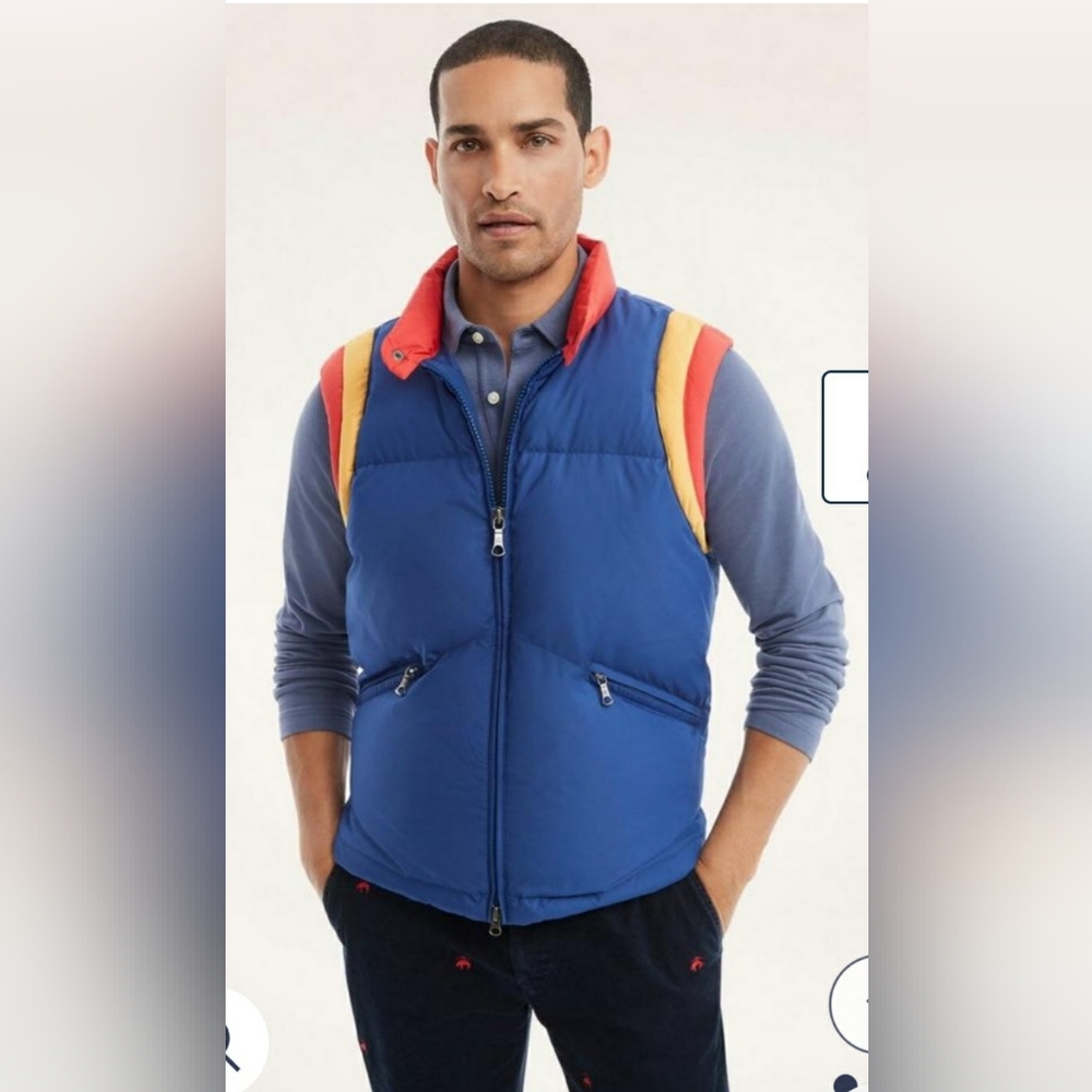 Brooks Brothers vintage inspired puffer vest